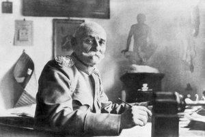 1914年7月、セルビア国王ピーター1世 作： Unbekannt