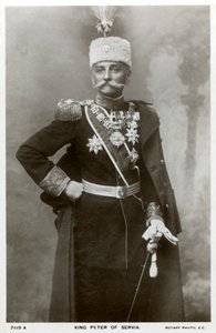 セルビアのピーター1世、c1903-c1918 作： Unbekannt