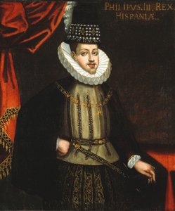 スペイン国王フィリップ 3 世。 1590-1600。 作： Unbekannt