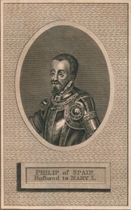 1793年、メアリー1世の夫であるスペインのフィリップ2世王 作： Unbekannt