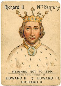 リチャード2世王1367-1400、1901-1910 作： Unbekannt