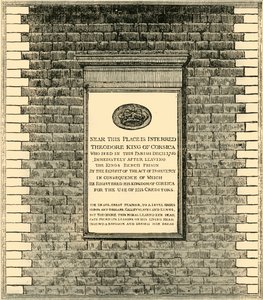 セオドア王記念碑、1881年。