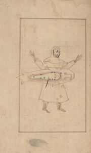 Kitab suwar al-kawakib al-thabita al-Sufi の恒星の画像の本、18 世紀。 作： Unbekannt