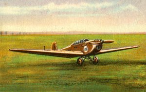 クレムL 25 E飛行機、1932年。 作： Unbekannt