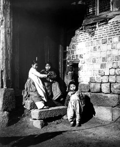 韓国の子供たち、韓国、1900 作： Unbekannt