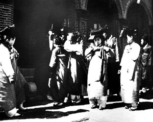 韓国の女の子、1900 作： Unbekannt