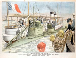 コリガン、フランス海軍潜水艦、1906 作： Unbekannt