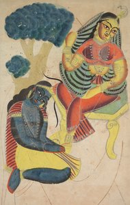 クリシュナストロークラーダスフィート、1800年代。 作： Unbekannt