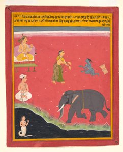 クリシュナスアースリーネクタイ、分散ビバマンガラスタバのページ、1695-1700。