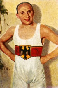 カートロイヒト、ドイツのバンタム級レスリングチャンピオン、1928年。