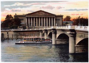 下院とコンコルド橋、パリ、c1900 作： Unbekannt