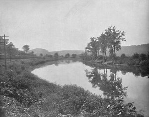 西を見るラコッレ、ペンシルバニア鉄道、c1897。 作： Unbekannt
