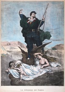 ラデファンスドパリ、日仏戦争、1870年から1871年。 作： Unbekannt