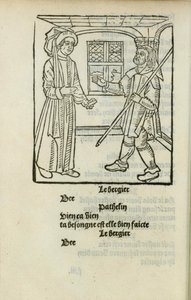 La Farce de Ma detre Pathelin、c。 1490。 作： Unbekannt