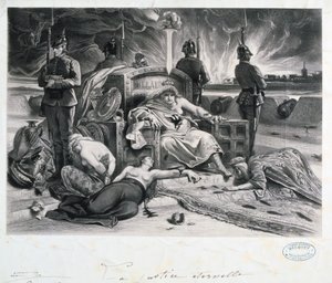 永遠の正義、日仏戦争、1870年から1871年。 作： Unbekannt