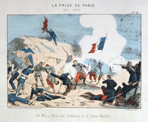 1871年5月22日、パリの捕獲 作： Unbekannt