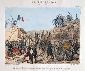 1871年5月22日、パリの捕獲 作： Unbekannt