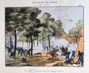 1871年5月22日、パリの捕獲 作： Unbekannt