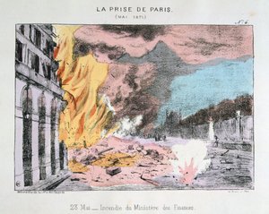 1871年5月23日、パリの捕獲 作： Unbekannt