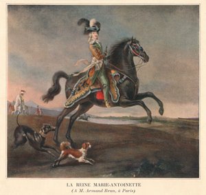 マリーアントワネット女王、1783年。 作： Unbekannt