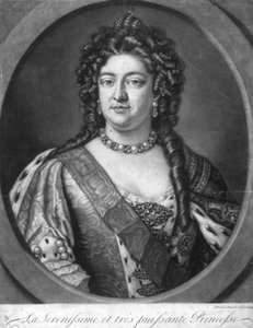 セレニシマと非常に強力な王女、1734 作： Unbekannt