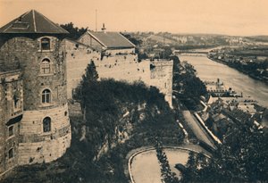 シタデルタワーとムーズのパノラマ、c1900 作： Unbekannt