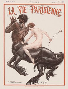 La Vie Parisienne Magazine Cover、1921年