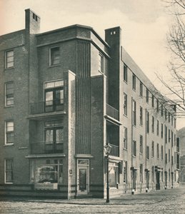 労働者の住居、スパンゲン、ロッテルダム、1928 作： Unbekannt