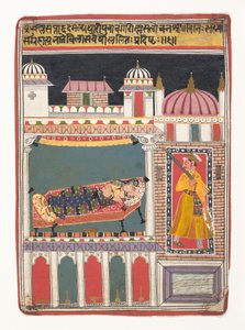 Lalit Ragini：ラガマラシリーズのフォリオ。 1680-90。