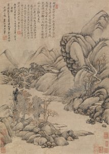 風景：中秋の前夜、1686年。