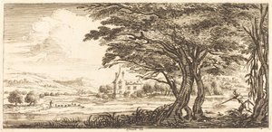 風景画、1635 年以降。 作： Unbekannt
