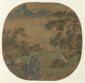 数字のある風景、960-1279。 作： Unbekannt