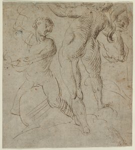Laocoönrecto、16世紀後半のミルビアン橋の破片の断片。 作： Unbekannt