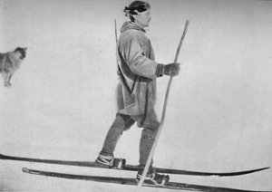 雪靴のラース・ペッターセン、c1893-1896、1897 作： Unbekannt