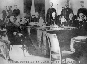 避難委員会の最後の会合、1898年、1920年代 作： Unbekannt