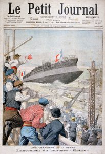 フランスの戦艦パトリー、トゥーロン、1903年12月の発射1904 作： Unbekannt