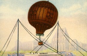 モンゴルフィエブラザーズバルーンの発売、1783年6月、1932年6月。 作： Unbekannt