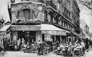 Le Dôme, Boulevard du Montparnasse. 作： Unbekannt
