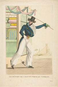 戦闘のためのキャリコの出発、1817-18。 作： Unbekannt