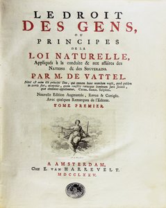 1775年、国の法律、または自然法の原則。 作： Unbekannt