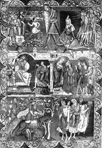 聖書の葉っぱ。ウィンチェスター、c1160-1170、1930 作： Unbekannt