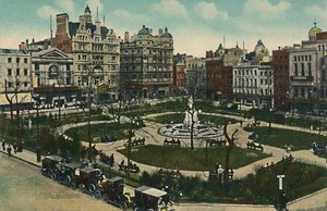 レスタースクエア、ロンドン、c1900年代。 作： Unbekannt