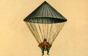 レノルマンズパラシュート、1783年、1932年。 作： Unbekannt