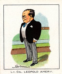 レオポルドチャールズモーリスステネットアメリー1873-1955、イギリス保守派政治家、1929年 作： Unbekannt