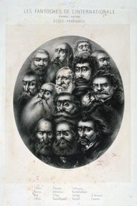 Les Fantoches de L Internationale、共産主義の風刺画。フランス19C 作： Unbekannt