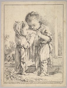 Les Petits Buveurs de Lait The Little Milk Drinkers、18世紀。 作： Unbekannt