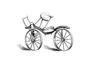 バロンフォンドレイス自転車のルイスゴンペルツの改良、1821年