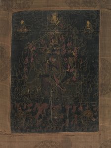ロバに乗るラ・モー、18世紀。 作： Unbekannt