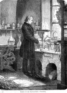 19世紀半ばの研究化学におけるリービッヒc1885 作： Unbekannt