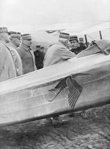 1917年2月19日、フランスの将軍と会談したジョルジュギネマー中尉